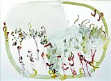 5 Translucide Huile Sur Papier Calque - Recent Paintings by John Skinner