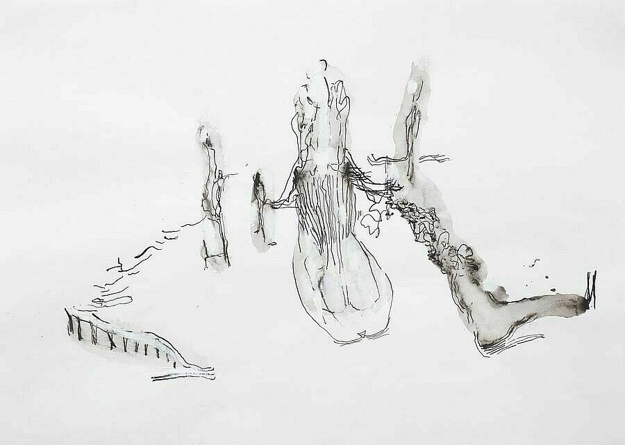 The Phantom Forest Woman 2 - Recent Paintings by John Skinner