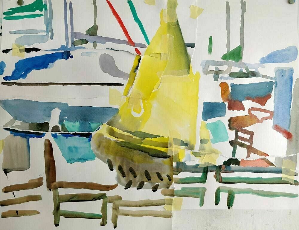 simon carter  - Experiments in Watercolour - Oct 2020