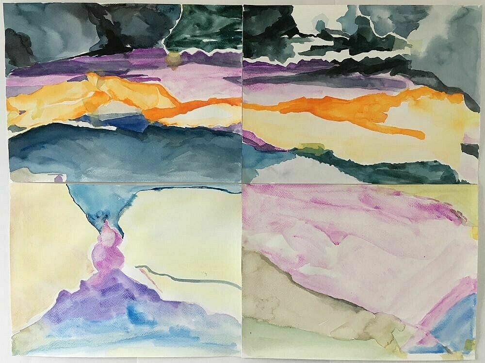 annabel kapp - Experiments in Watercolour - Oct 2020