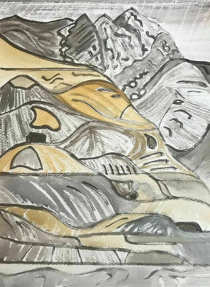 catherine povey - Experiments in Watercolour - Oct 2020