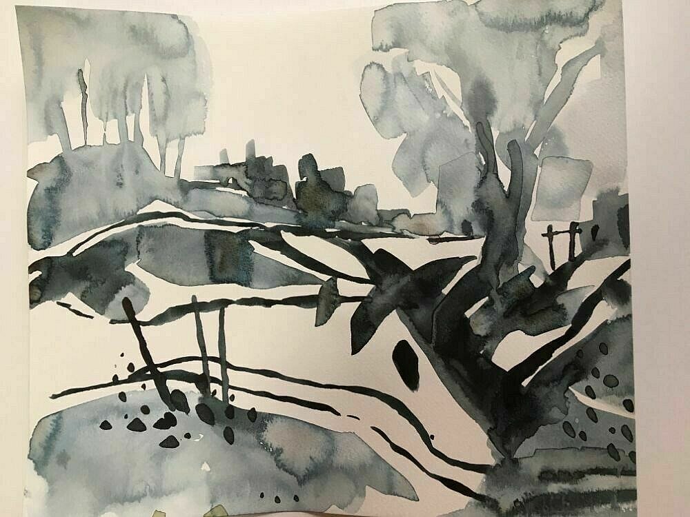clare nicholson - Experiments in Watercolour - Oct 2020