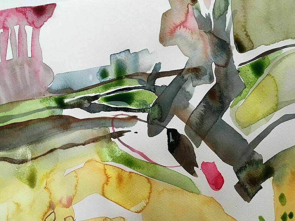 clare nicholson  - Experiments in Watercolour - Oct 2020