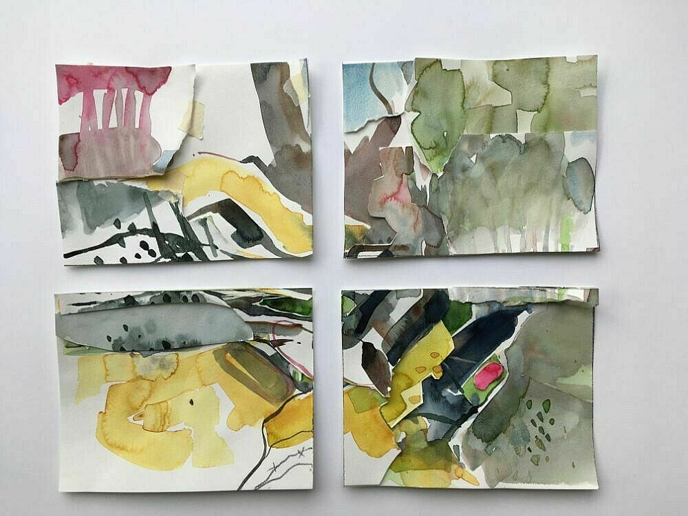 clare nicholson - Experiments in Watercolour - Oct 2020