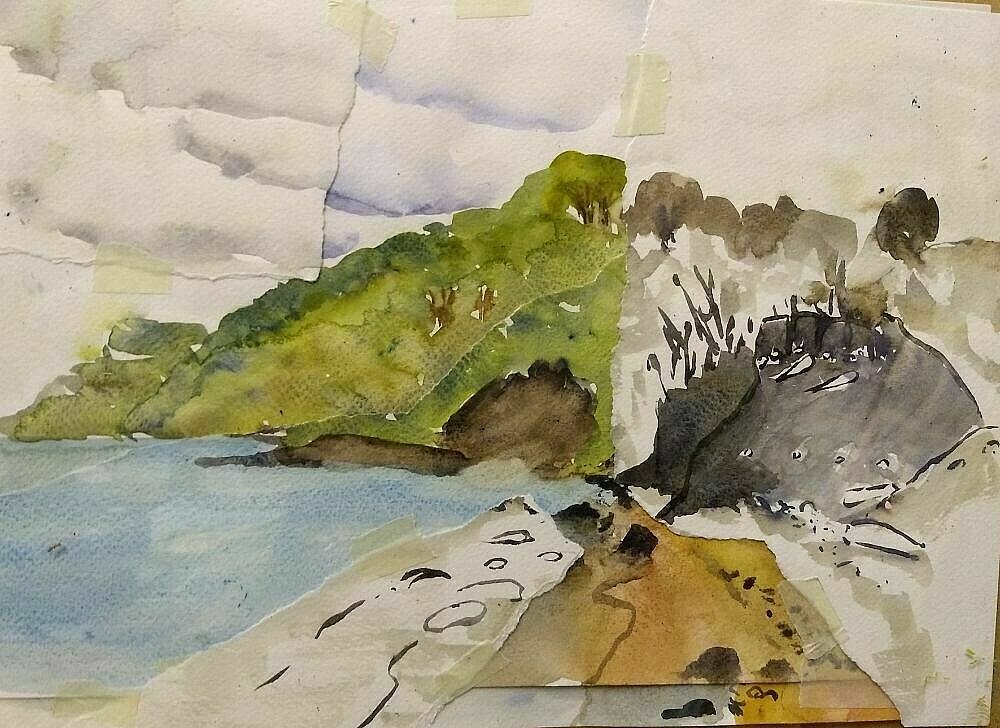 deborah pugh - Experiments in Watercolour - Oct 2020