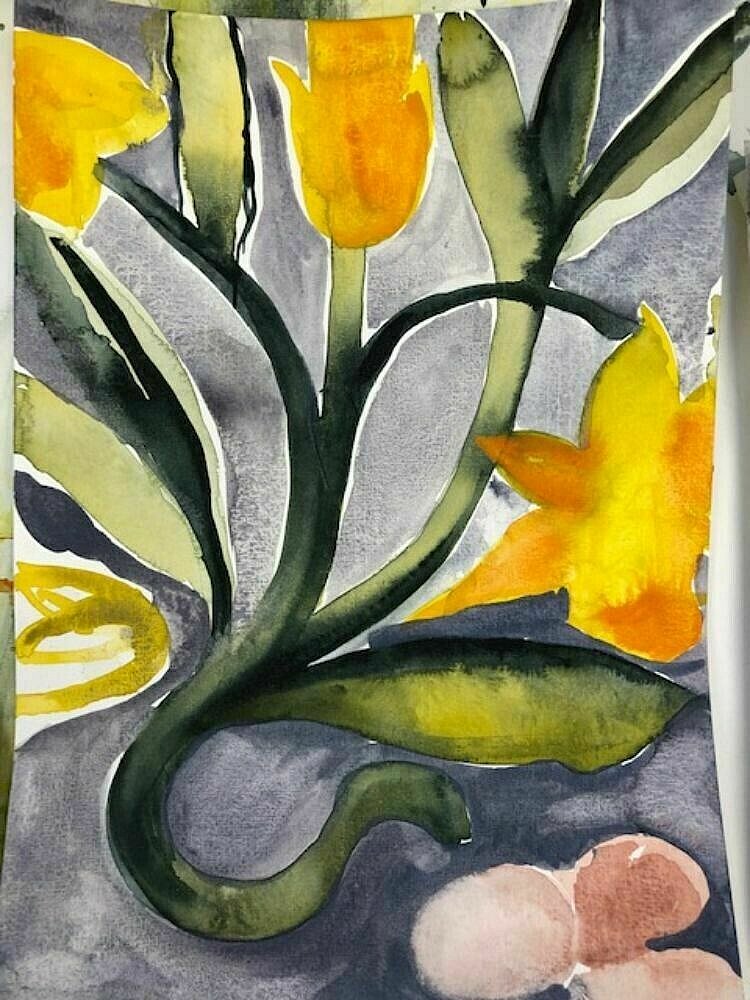 deborah true  - Experiments in Watercolour - Oct 2020