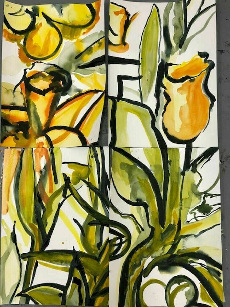 deborah true  - Experiments in Watercolour - Oct 2020