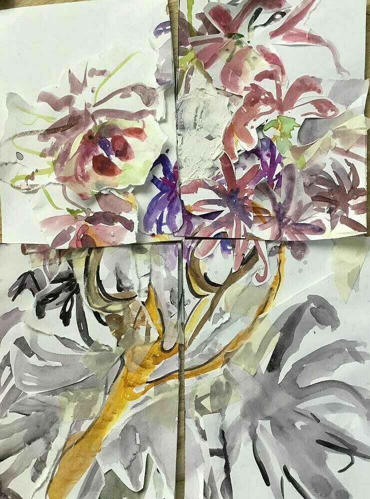 glennis edey - Experiments in Watercolour - Oct 2020