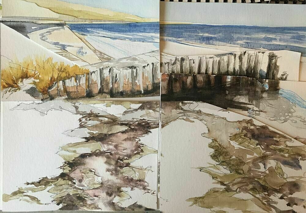 janet harris - Experiments in Watercolour - Oct 2020