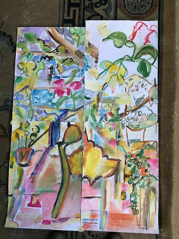 jennifer privett - Experiments in Watercolour - Oct 2020