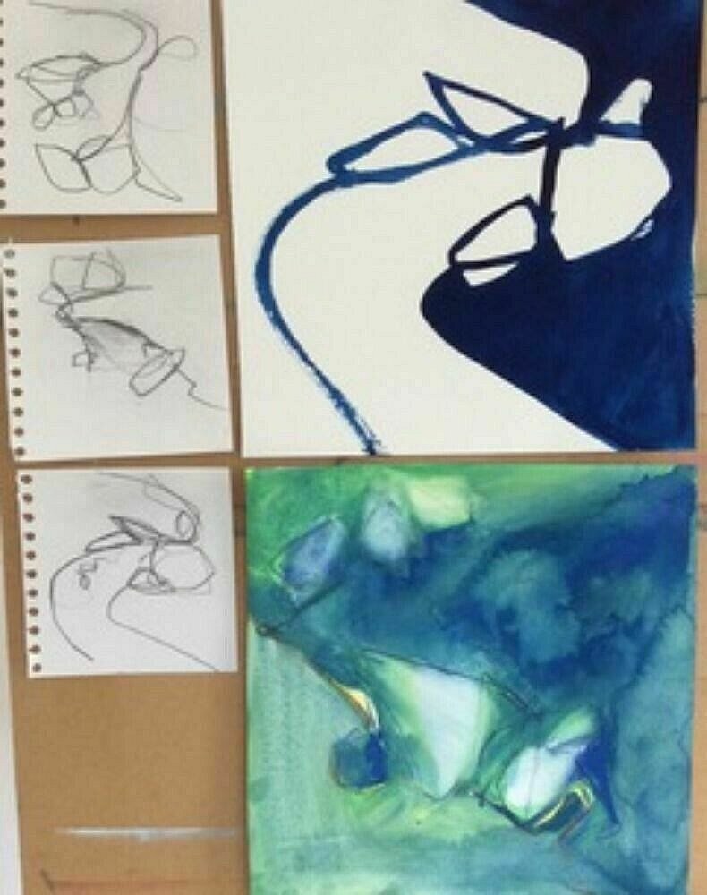 kathy thomson  - Experiments in Watercolour - Oct 2020