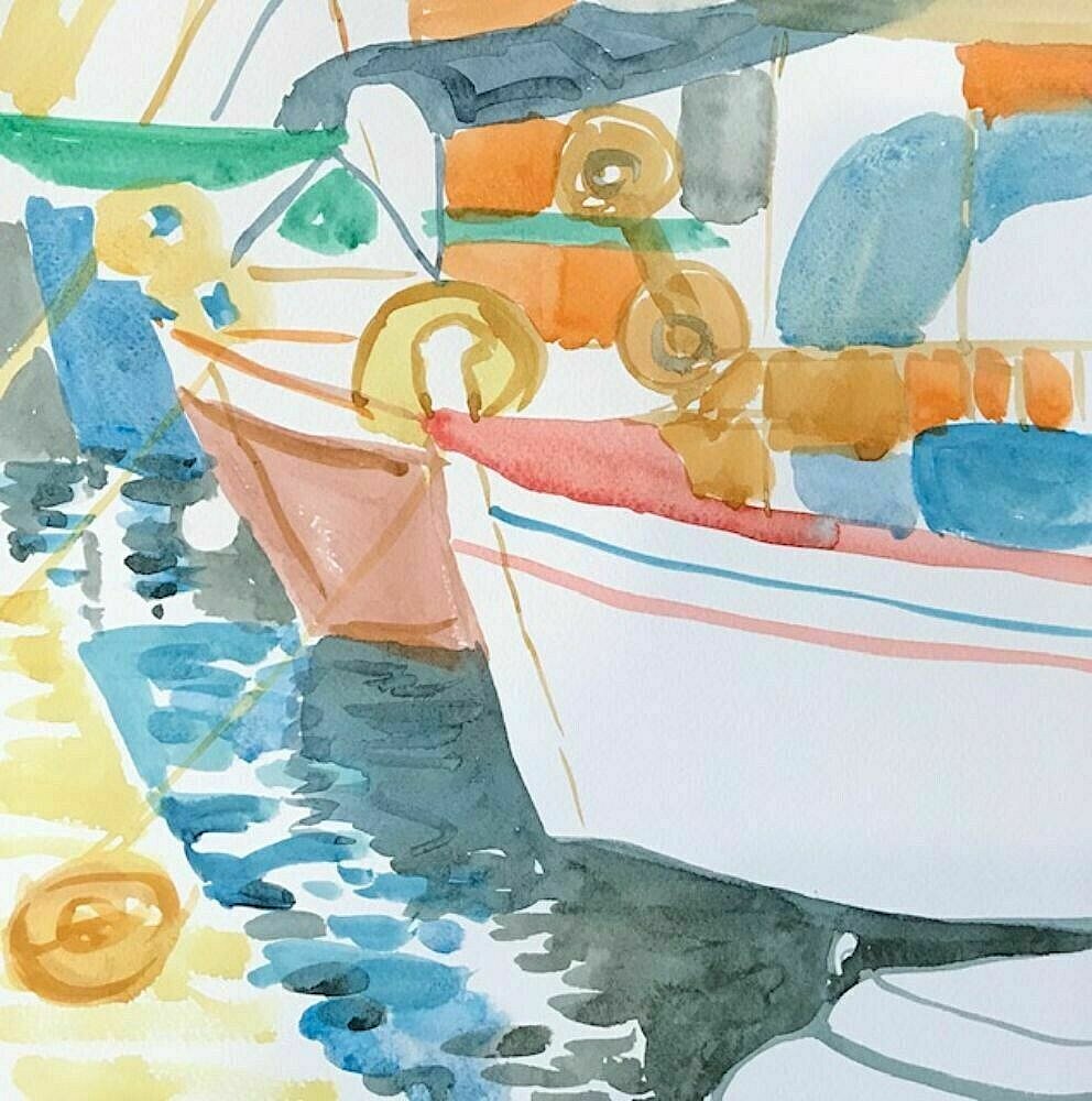 mary atherton - Experiments in Watercolour - Oct 2020