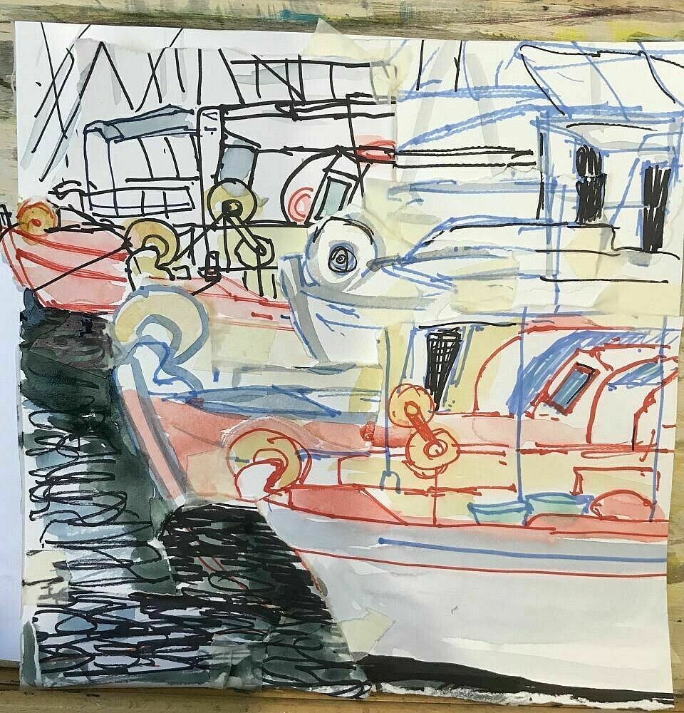 mary atherton - Experiments in Watercolour - Oct 2020