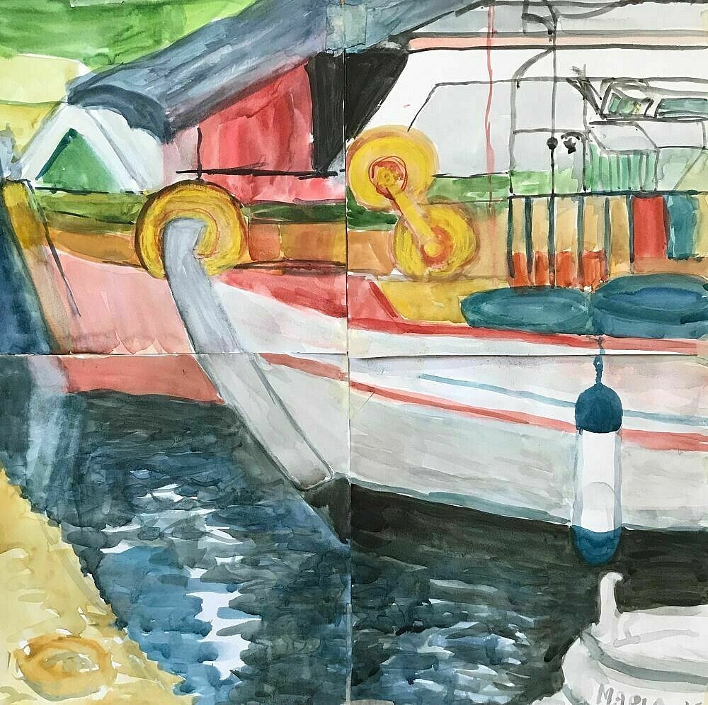 mary atherton - Experiments in Watercolour - Oct 2020