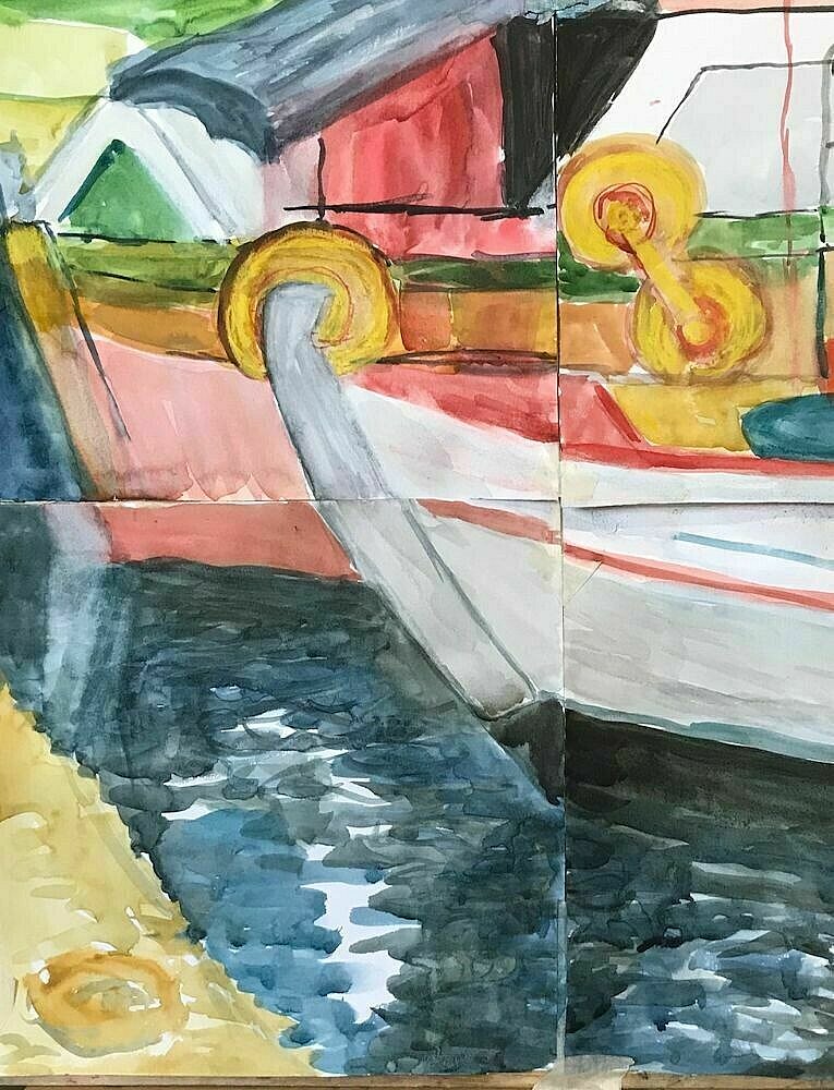 mary atherton - Experiments in Watercolour - Oct 2020
