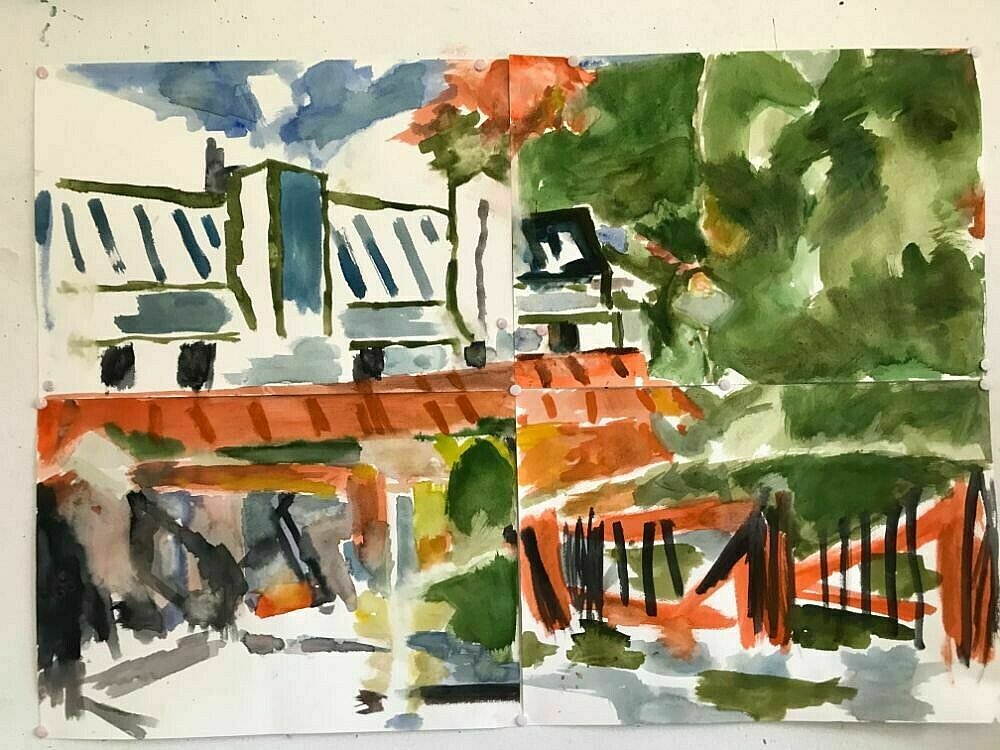 mary fountain - Experiments in Watercolour - Oct 2020