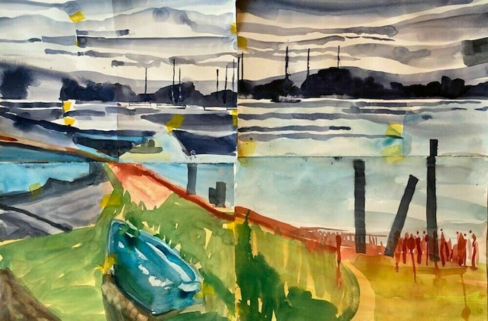 paula norris - Experiments in Watercolour - Oct 2020