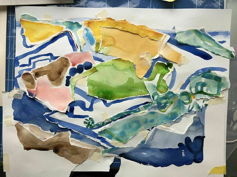 penny boylan  - Experiments in Watercolour - Oct 2020