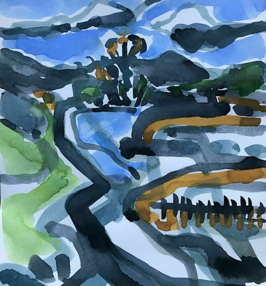 richard blake  - Experiments in Watercolour - Oct 2020