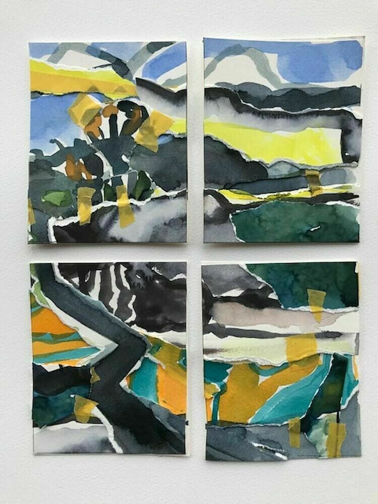 richard blake - Experiments in Watercolour - Oct 2020
