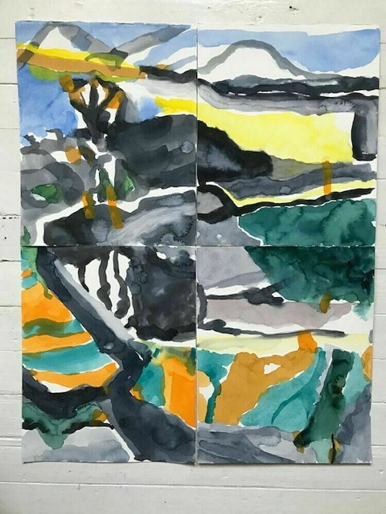 richard blake - Experiments in Watercolour - Oct 2020